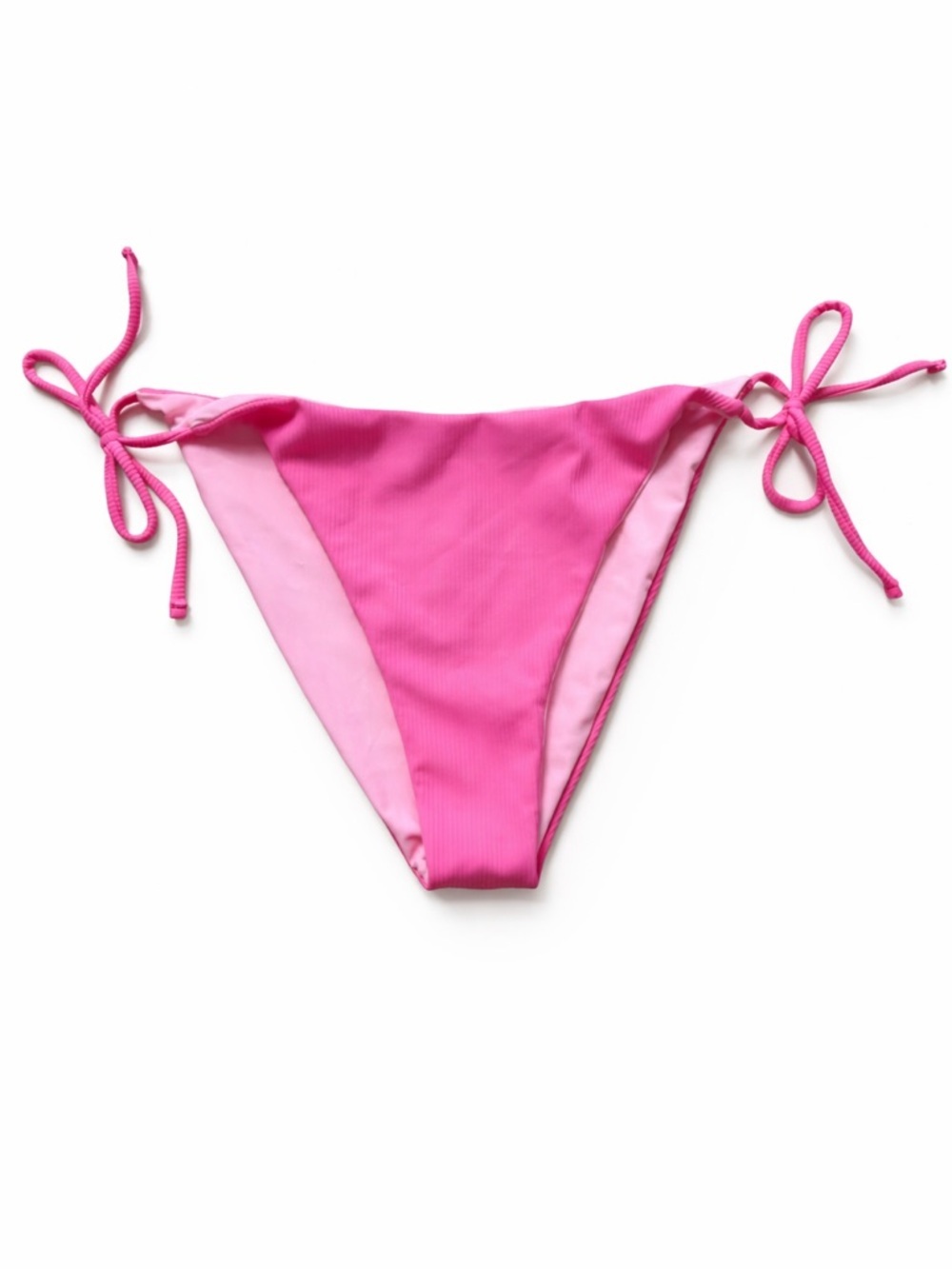 Tilly’s Full Tilt Reversible Pink Tie Side Bikini Bottom NWT XL